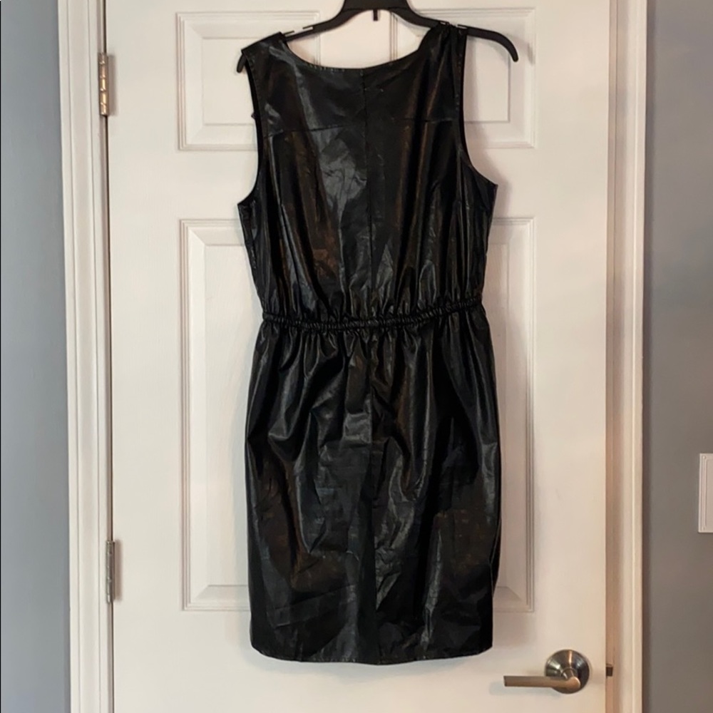 Leith leather dress